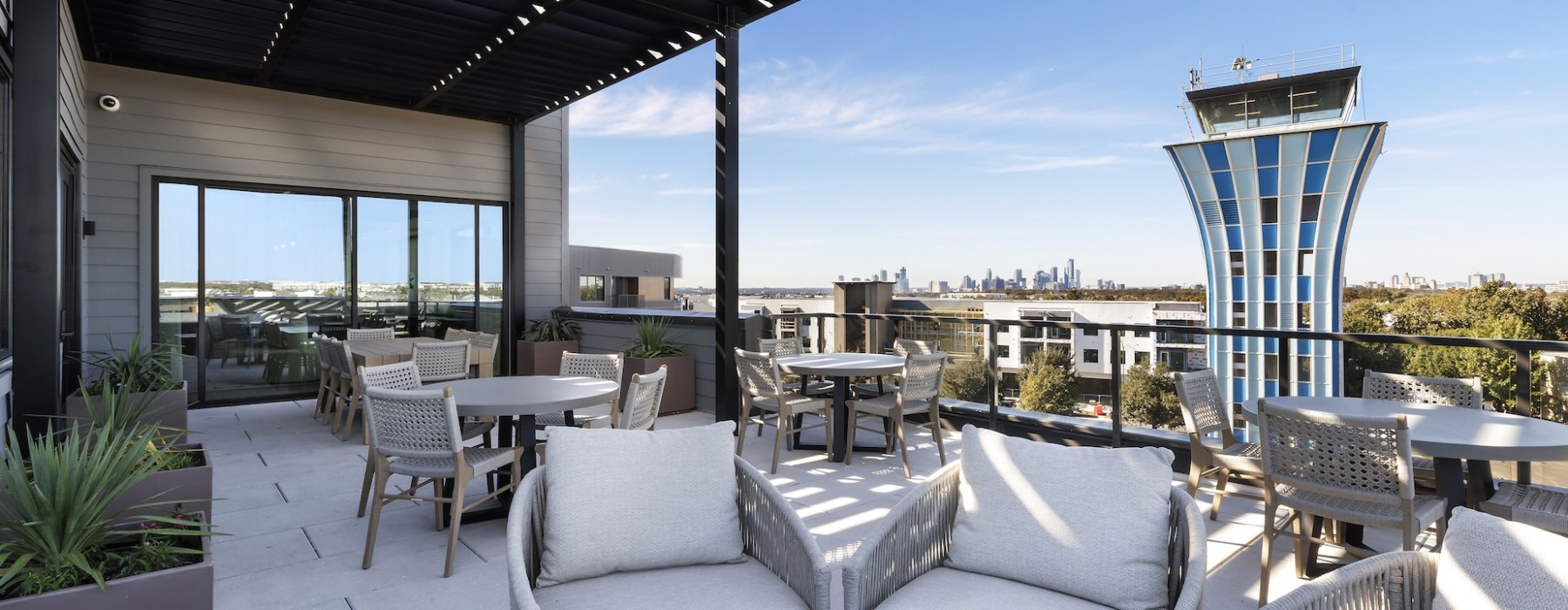 East austin apartment view